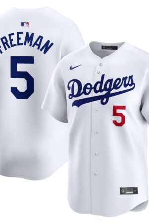 Newest 2025 Youth Los Angeles Dodgers Freddie Freeman White Home Player Custom MLB Baseball Jersey Fan Gift - All Over Printed